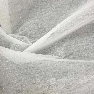 Glitteres keméy tüll